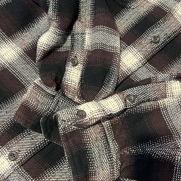 ORVIS Mens Big Bear Heavy Weight Flannel Plaid Button Down Shacket Jacket XXL - Picture 11 of 15